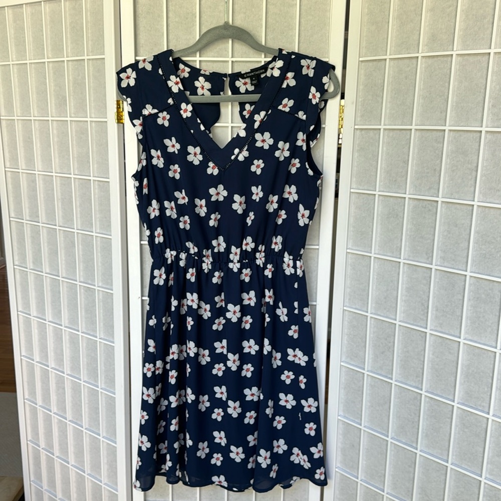 41 Hawthorn Floral Sundress in Navy Blue